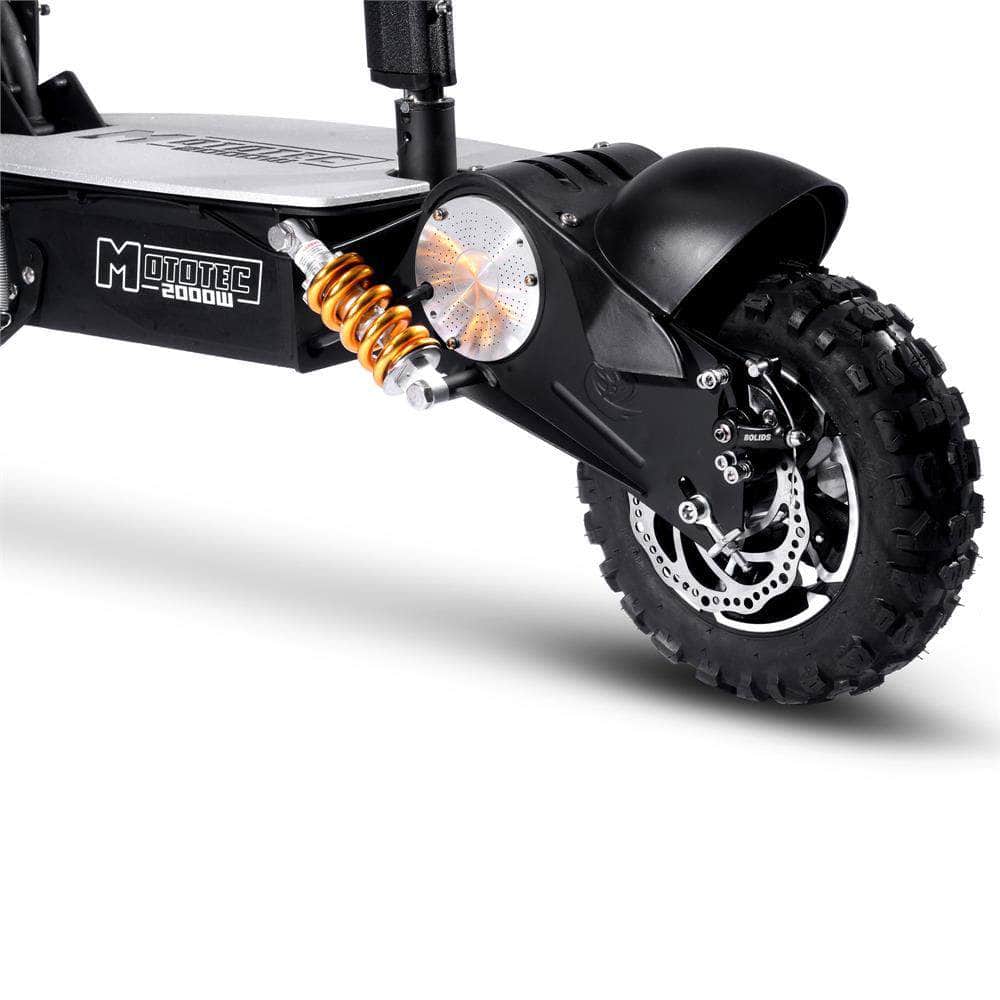MotoTec 2000w 48v Folding Electric Scooter - 11-inch all terrain tires, quick release seat - 100% Financing Available! - Image 10