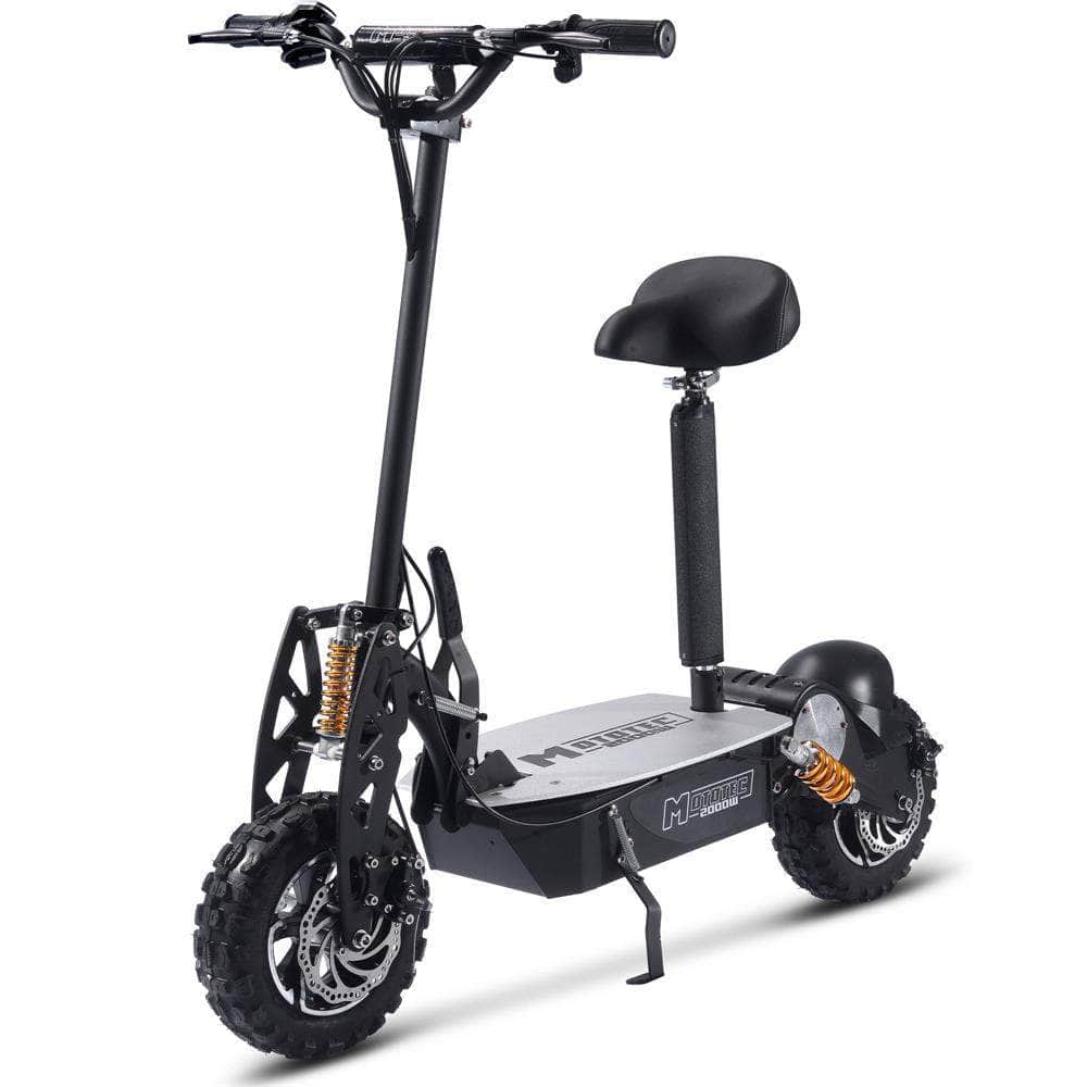 MotoTec 2000w 48v Folding Electric Scooter - 11-inch all terrain tires, quick release seat - 100% Financing Available! - Image 3
