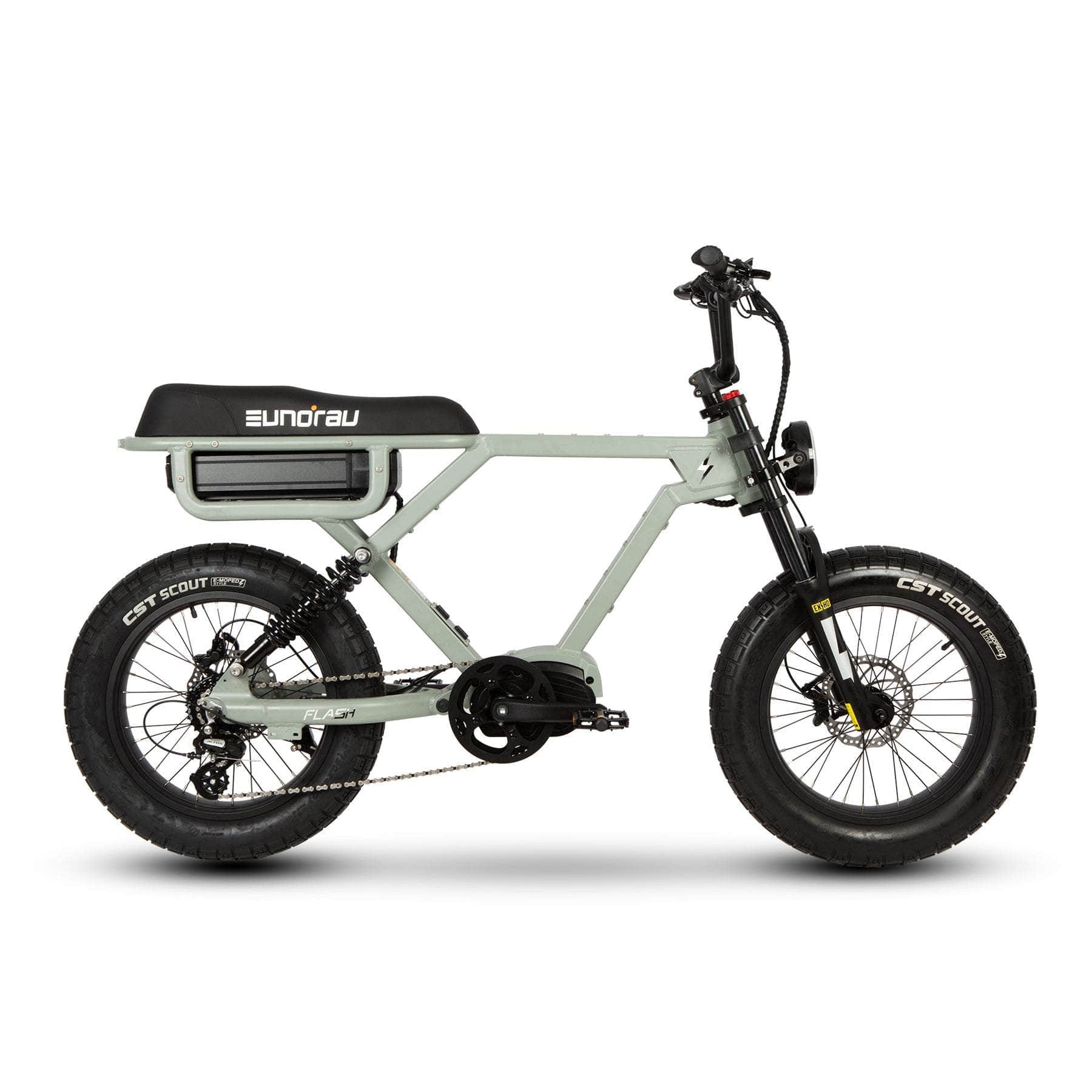 EUNORAU FLASH Electric Bike - 52V 16Ah 750-1000W, Full Suspension, Range up to 220 miles!, Max Capacity 440lbs - 100% Financing Available!