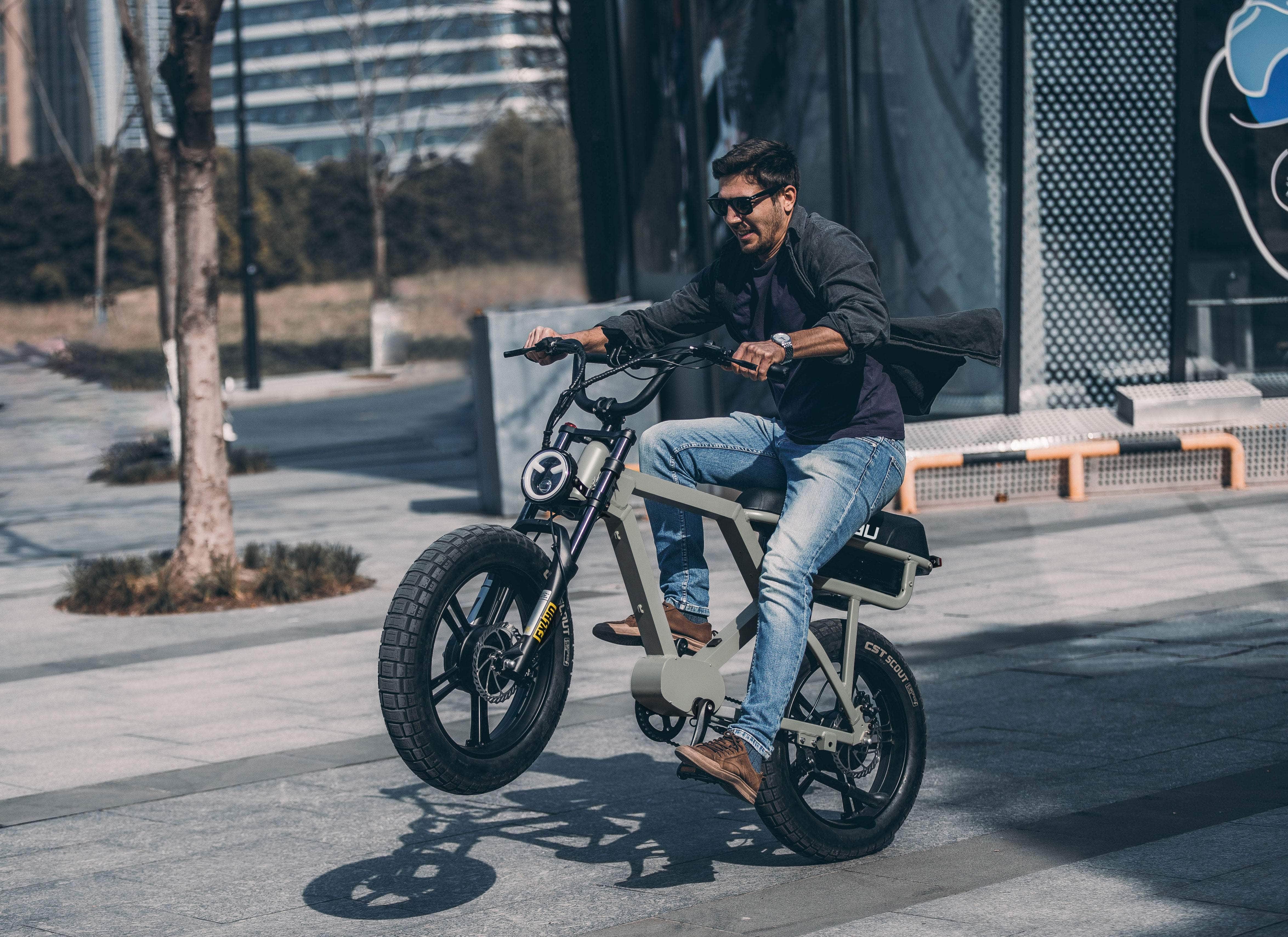 EUNORAU FLASH Electric Bike - 52V 16Ah 750-1000W, Full Suspension, Range up to 220 miles!, Max Capacity 440lbs - 100% Financing Available! - Image 26
