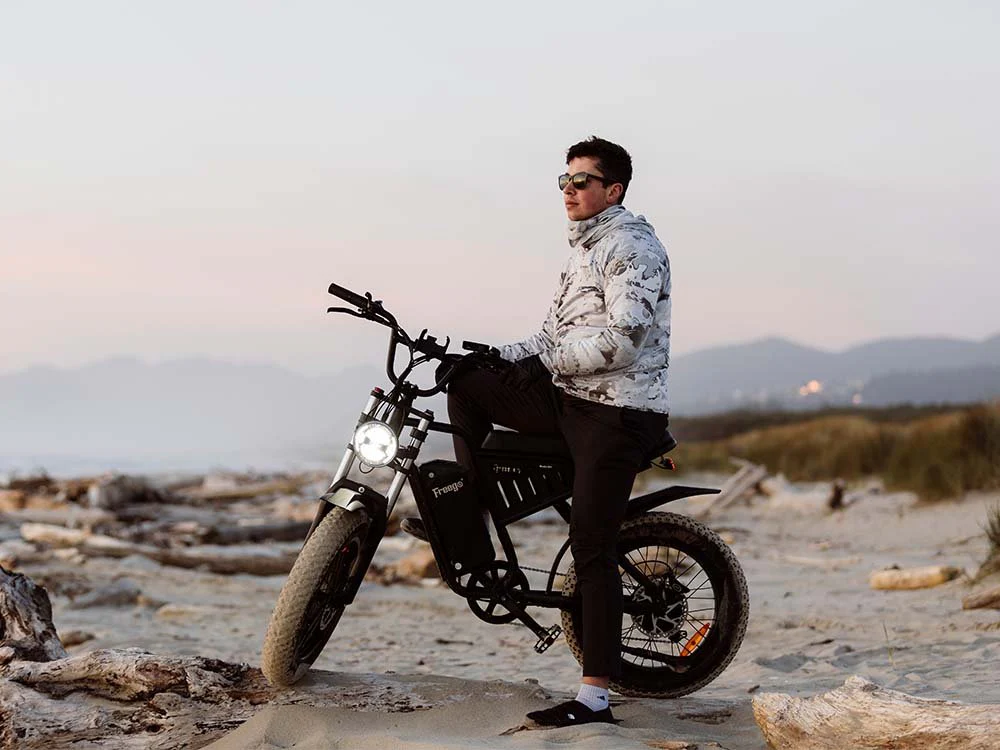 Freego S1 Cafe Racer Fat Tire Electric Bike - 48V 22.5Ah 750W, hydraulic brakes, 28MPH, up to 50 miles range - 100% Financing Available! - Image 7