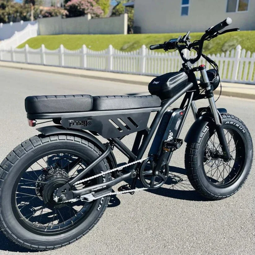 Freego Shotgun Lite F0: Ideal Electric Bike for Short Riders (4'11" to 5'8") - 48V 10.4Ah 500W - full suspension, hydraulic front and rear brakes, fat tires - Financing Available - Image 3
