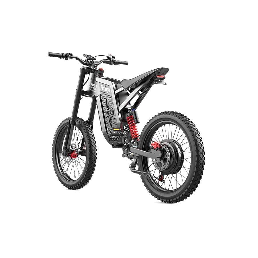 Freego X2 Dirt Master Off Road Electric Dirt Bike - 60V, 30Ah, 6000W peak, 50 MPH max speed,  full suspension, hydraulic brakes, Shimano 7-gear - 100% Financing Available - Image 9