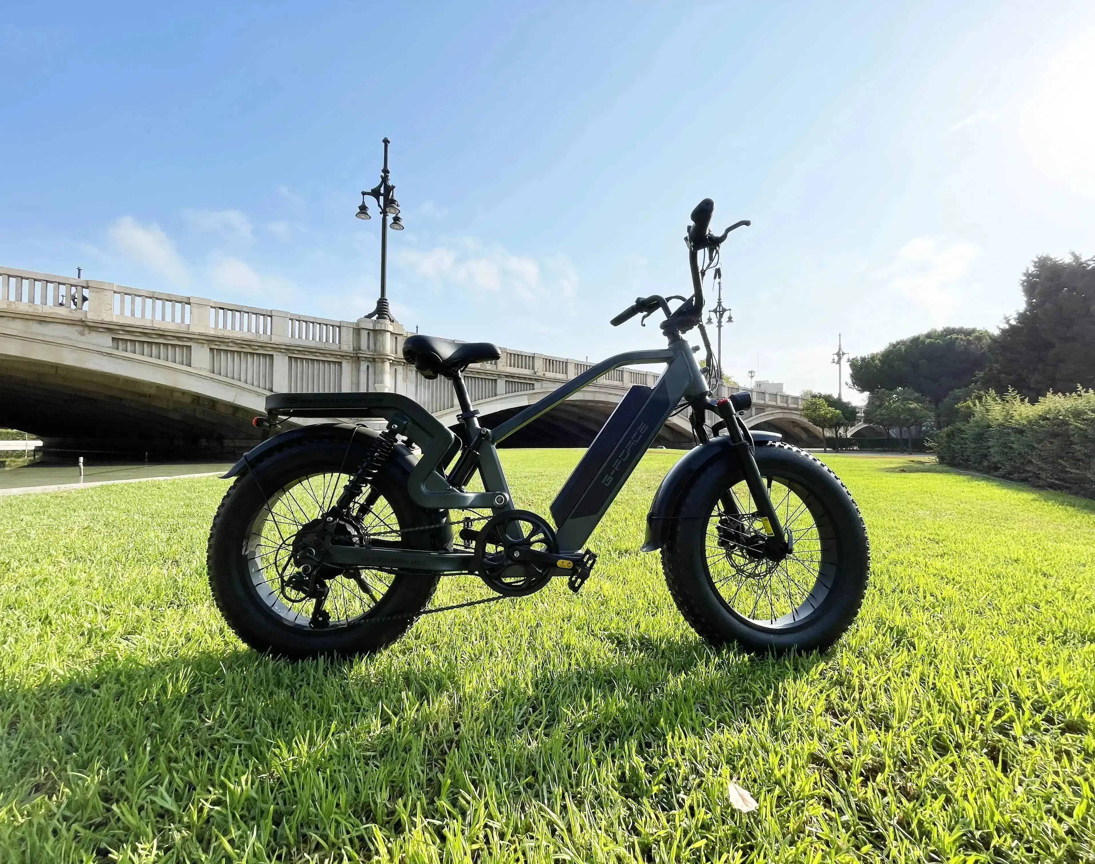 G-FORCE RS Full Suspension Fat Tire 48V 750W 60-100 Mile Range Electric Bike with Dual Hydraulic Brakes - 100% Financing Available! - Image 4