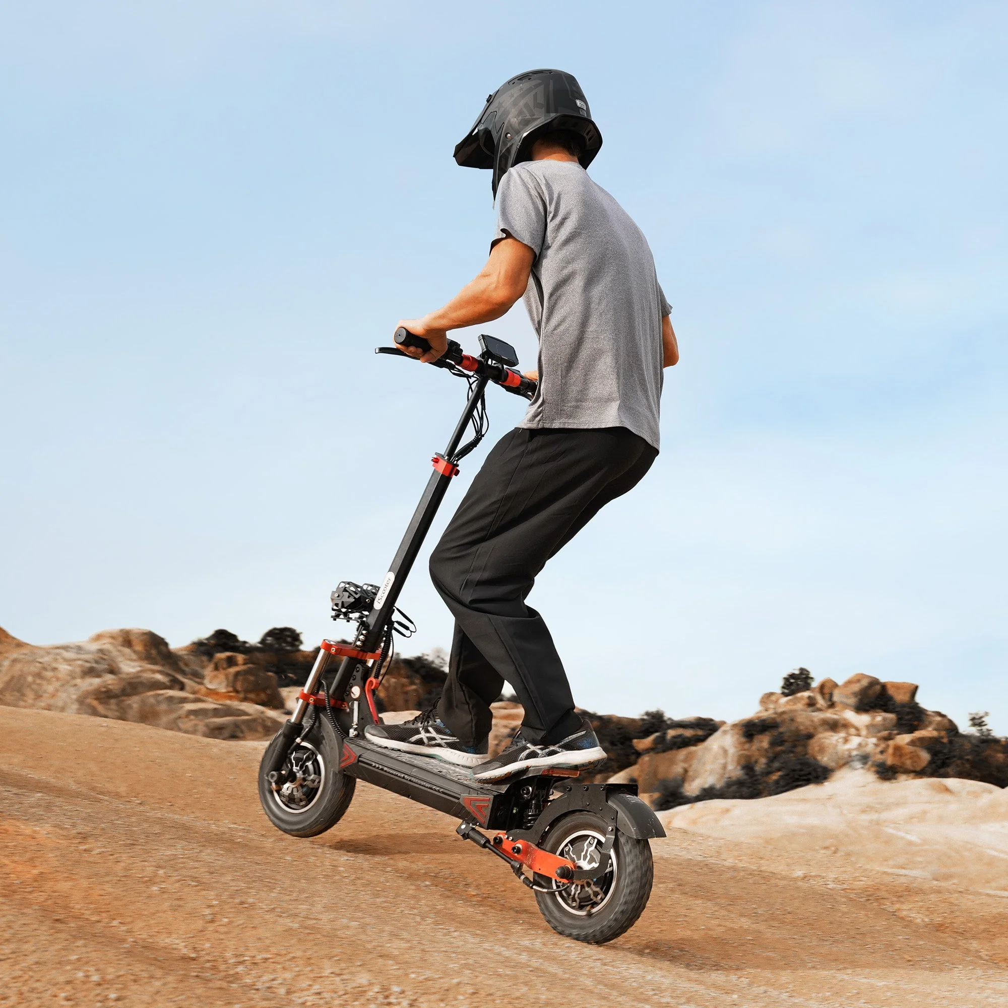 iScooter iX8 Off-Road Electric Scooter – 48V 2400W, 38 MPH, 43-Mile Range, Dual Suspension, Hydraulic Brakes, 330-lb Max Load - 100% Financing Available! - Image 6