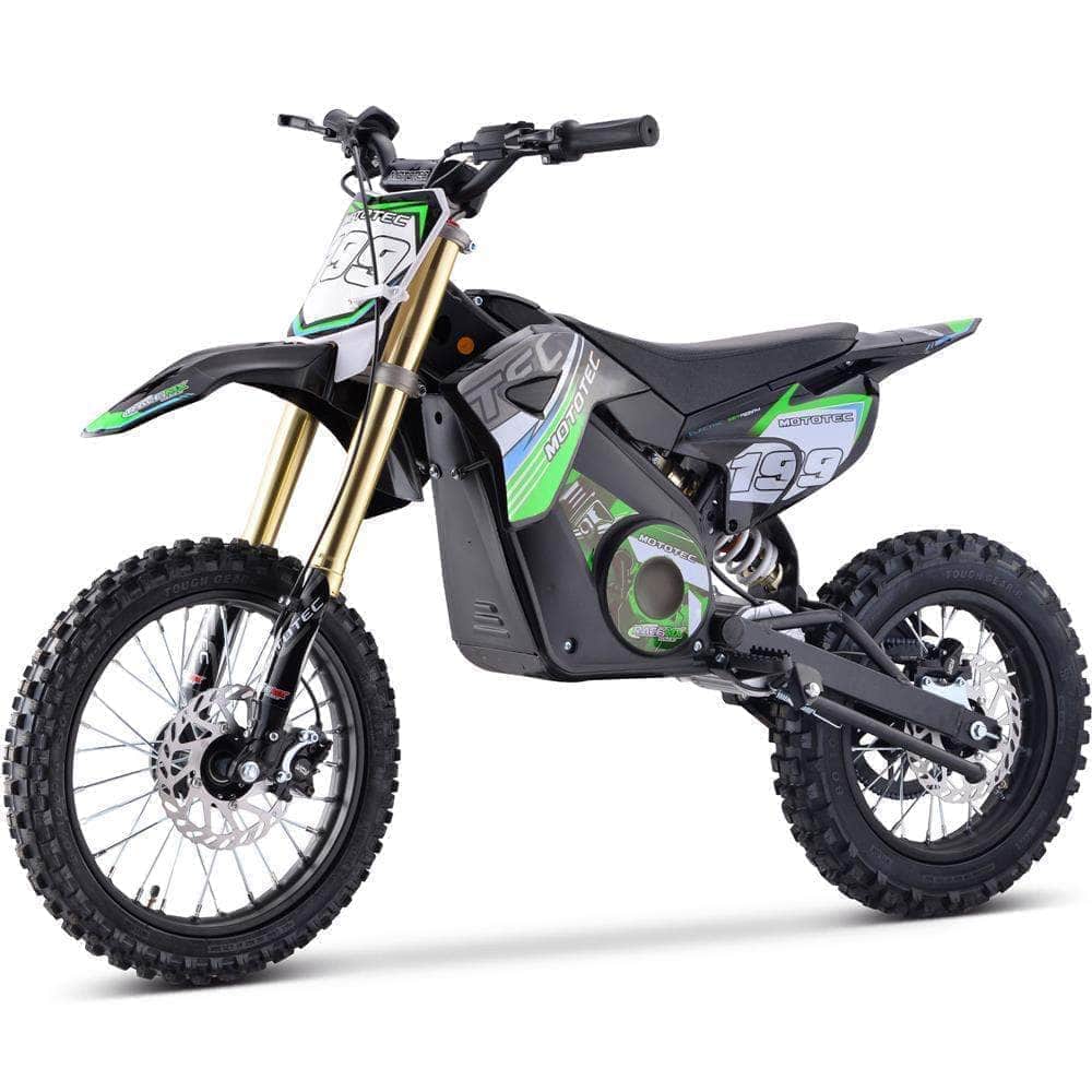 MotoTec 48V Pro Electric Dirt Bike 1800w Lithium, 13Ah, brushless, front and rear suspension - Image 28