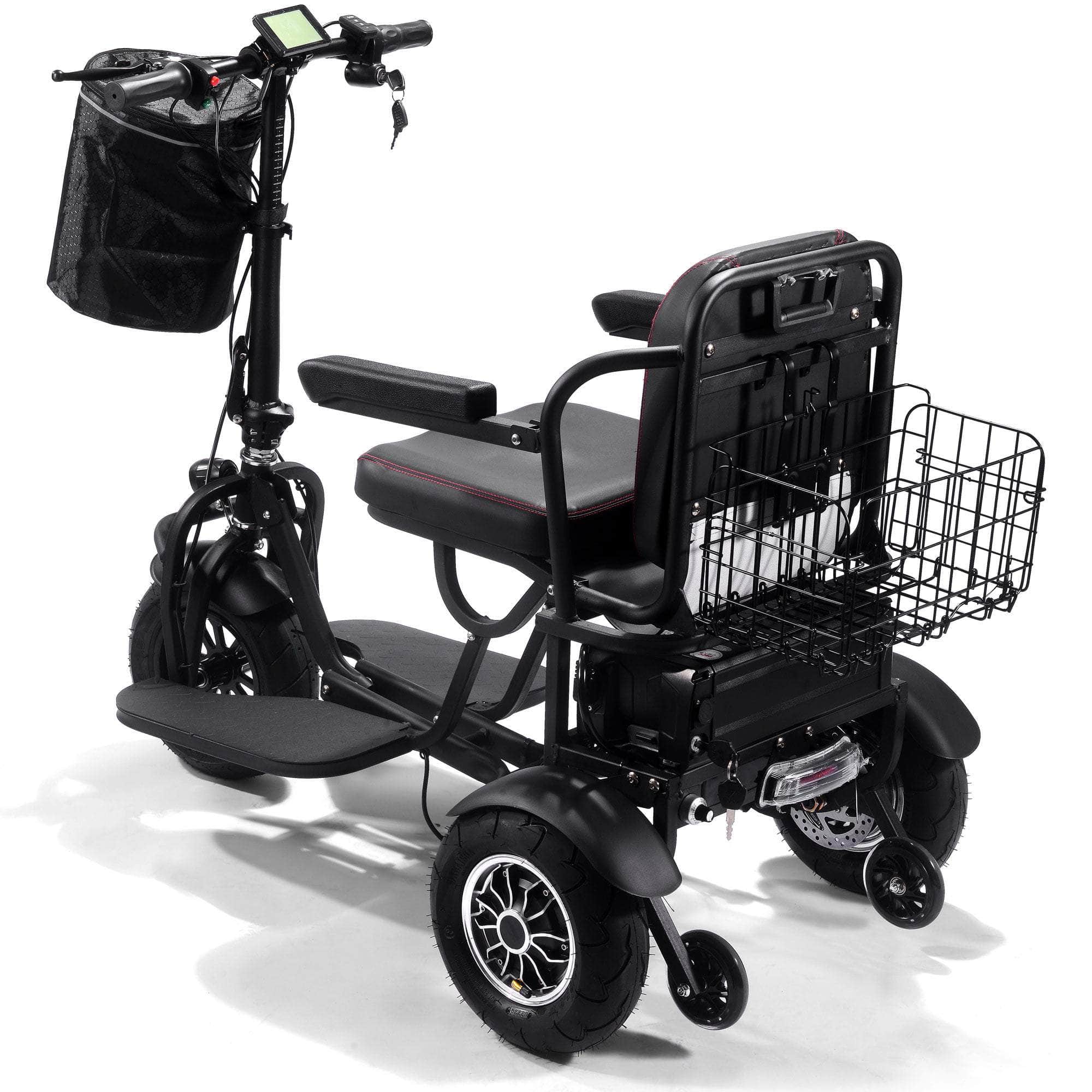 MotoTec Folding Mobility Electric Trike 48v 1000w Dual Hub Motor Lithium, 3-wheel scooter - 100% Financing Available! - Image 5