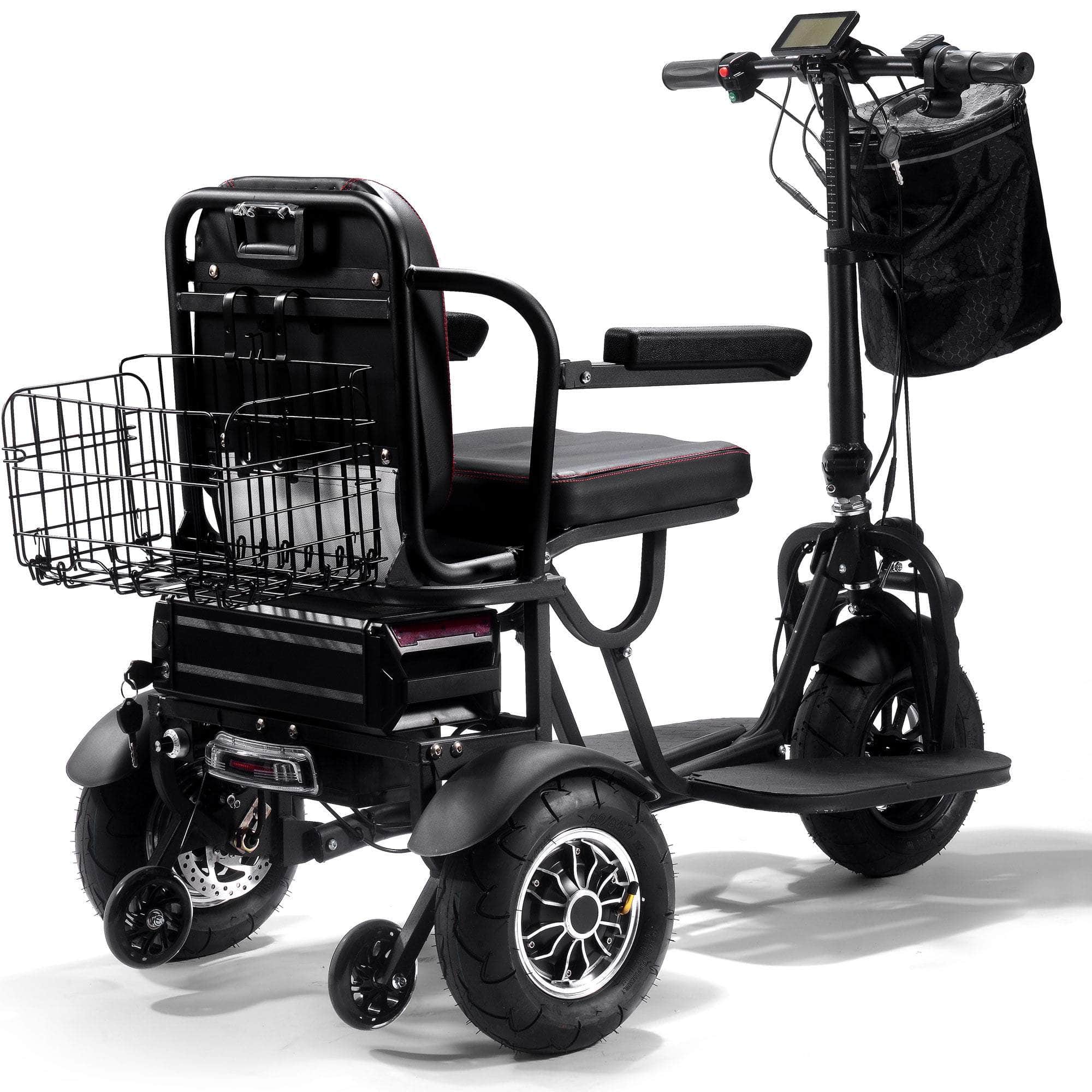 MotoTec Folding Mobility Electric Trike 48v 1000w Dual Hub Motor Lithium, 3-wheel scooter - 100% Financing Available! - Image 6