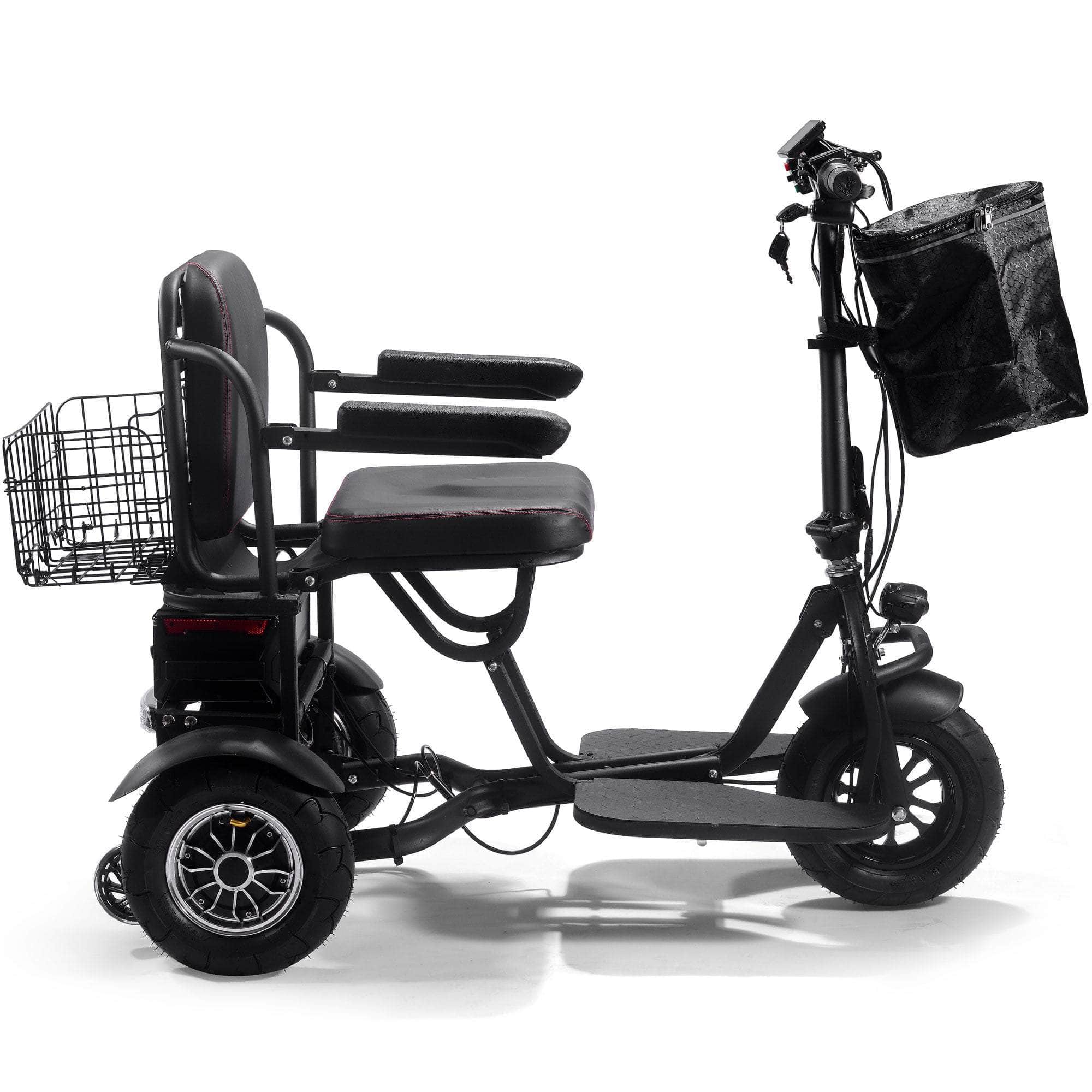 MotoTec Folding Mobility Electric Trike 48v 1000w Dual Hub Motor Lithium, 3-wheel scooter - 100% Financing Available! - Image 7