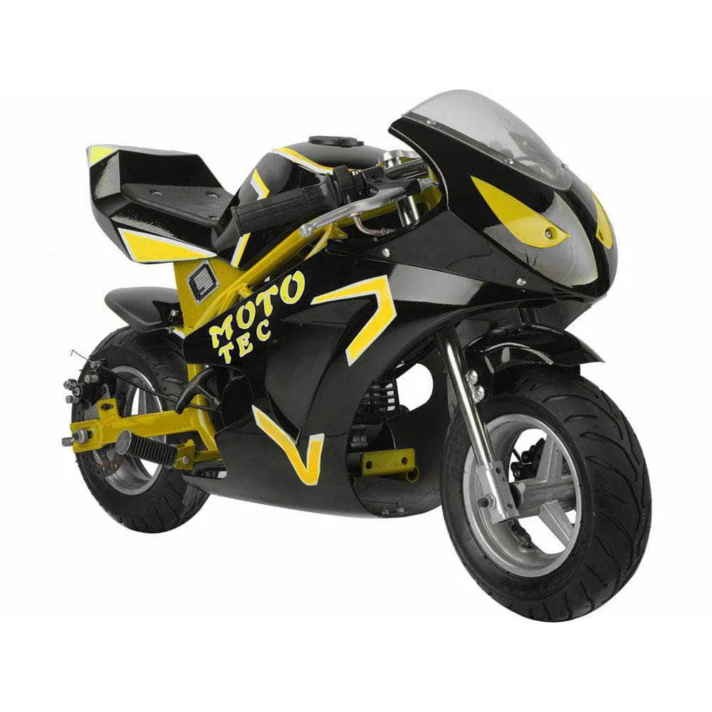 MotoTec Gas GT 49cc 2-Stroke Pocket Bike - 100% Financing Available! - Image 3