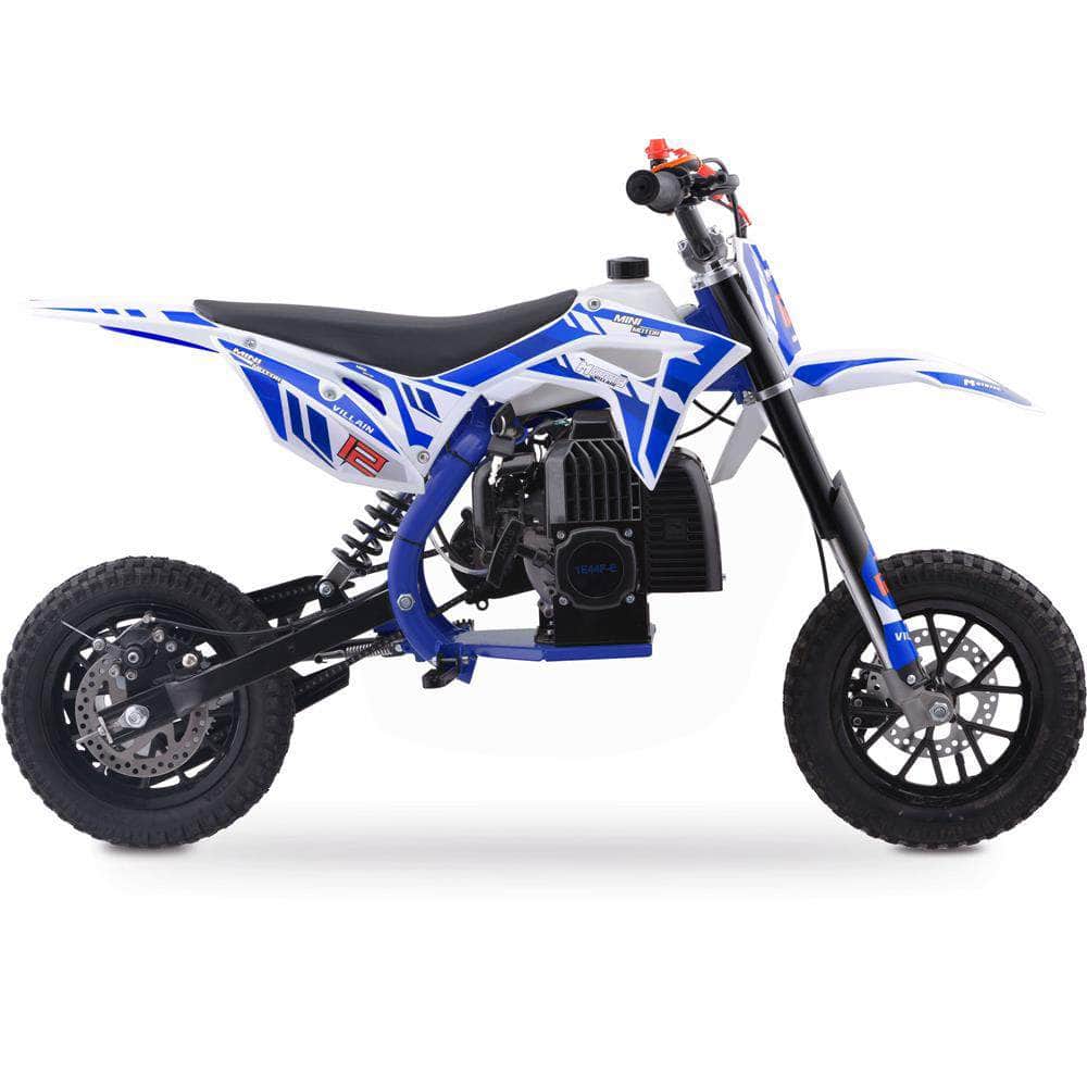 MotoTec Villain 52cc 2-Stroke Kids Gas Dirt Bike - 100% Financing Available - Image 4