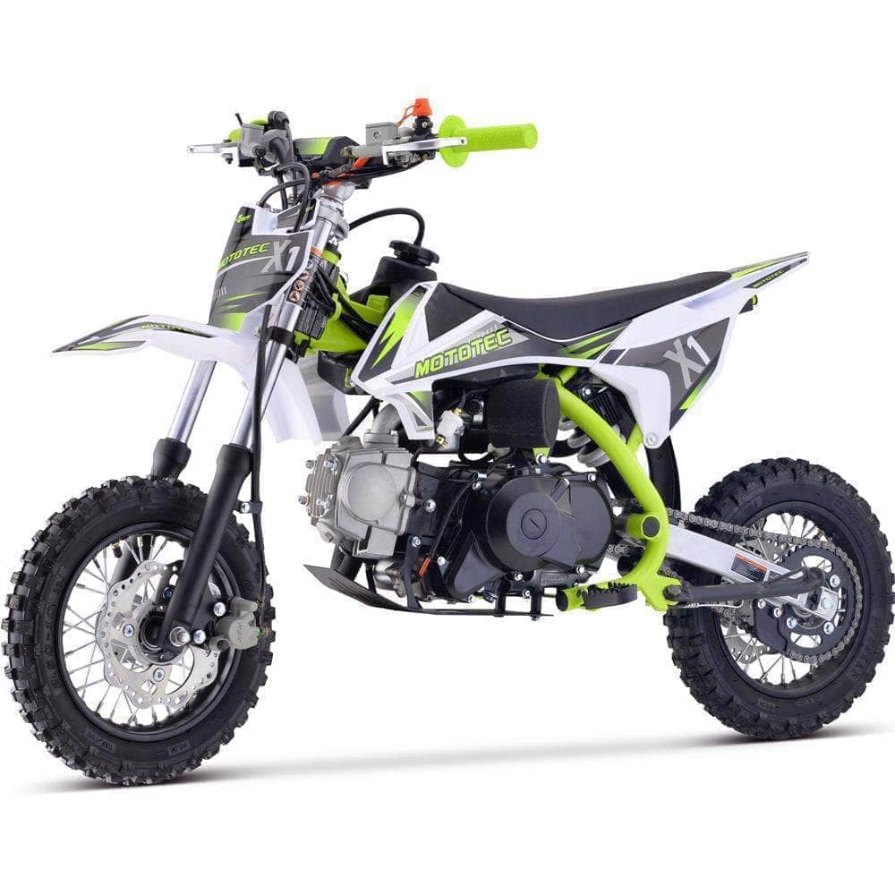 MotoTec X1 110cc 4-Stroke Gas Dirt Bike - 100% Financing Available! - Image 3