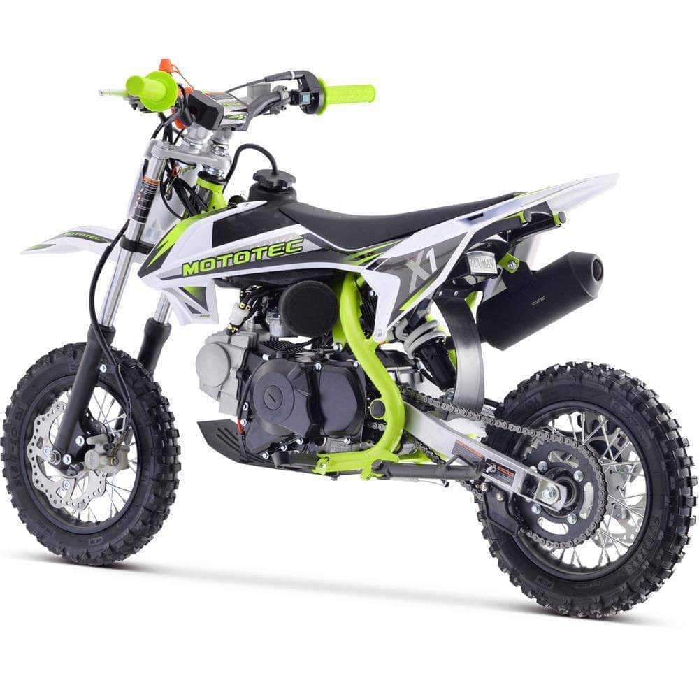 MotoTec X1 110cc 4-Stroke Gas Dirt Bike - 100% Financing Available! - Image 4
