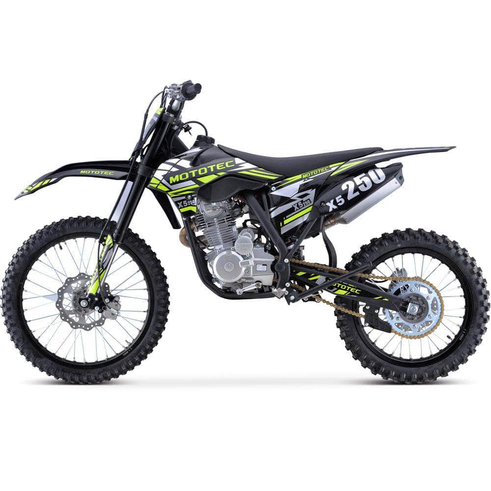 MotoTec X5 250cc 4-Stroke Gas Dirt Bike - 100% Financing Available! - Image 4