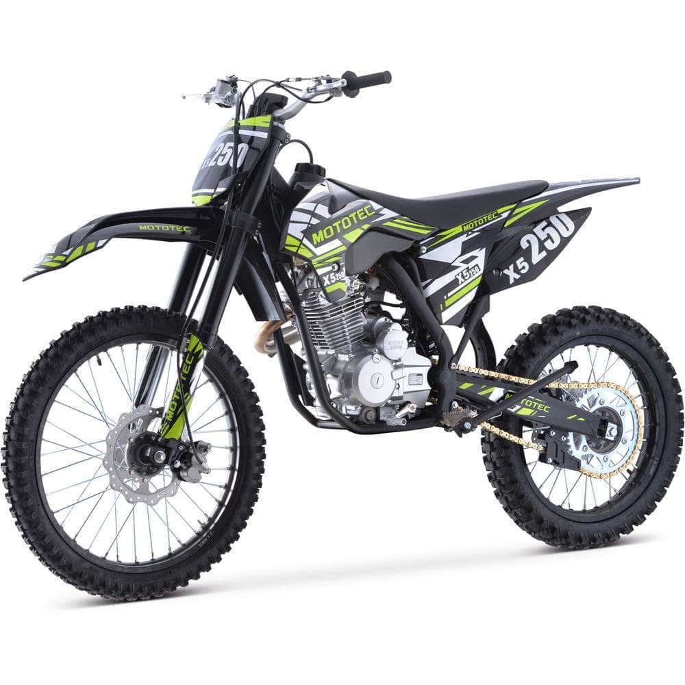 MotoTec X5 250cc 4-Stroke Gas Dirt Bike - 100% Financing Available! - Image 5