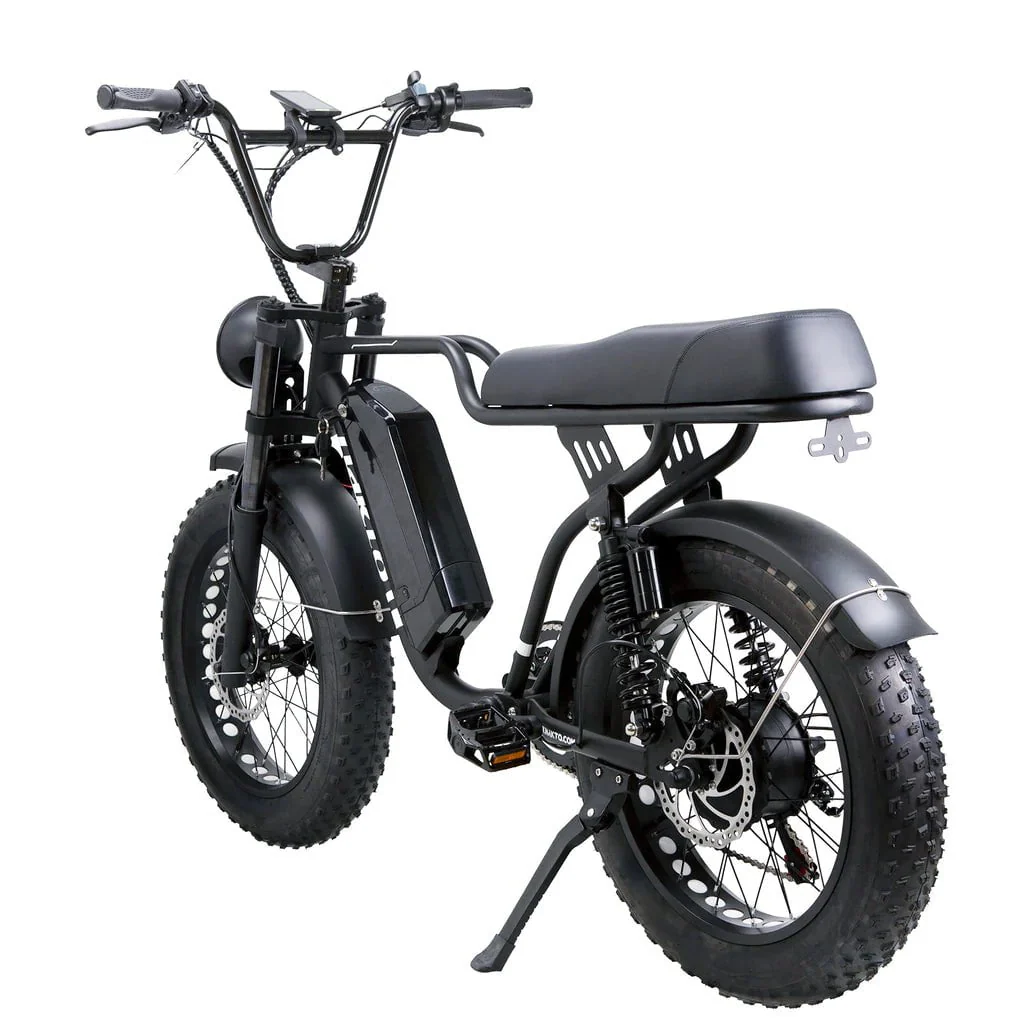Nakto F2 and F2 Plus Electric Bike - 48V, 750W peak, 16Ah, range 60 miles, max speed 28 mph, max load 400 lbs., banana seat - Image 3