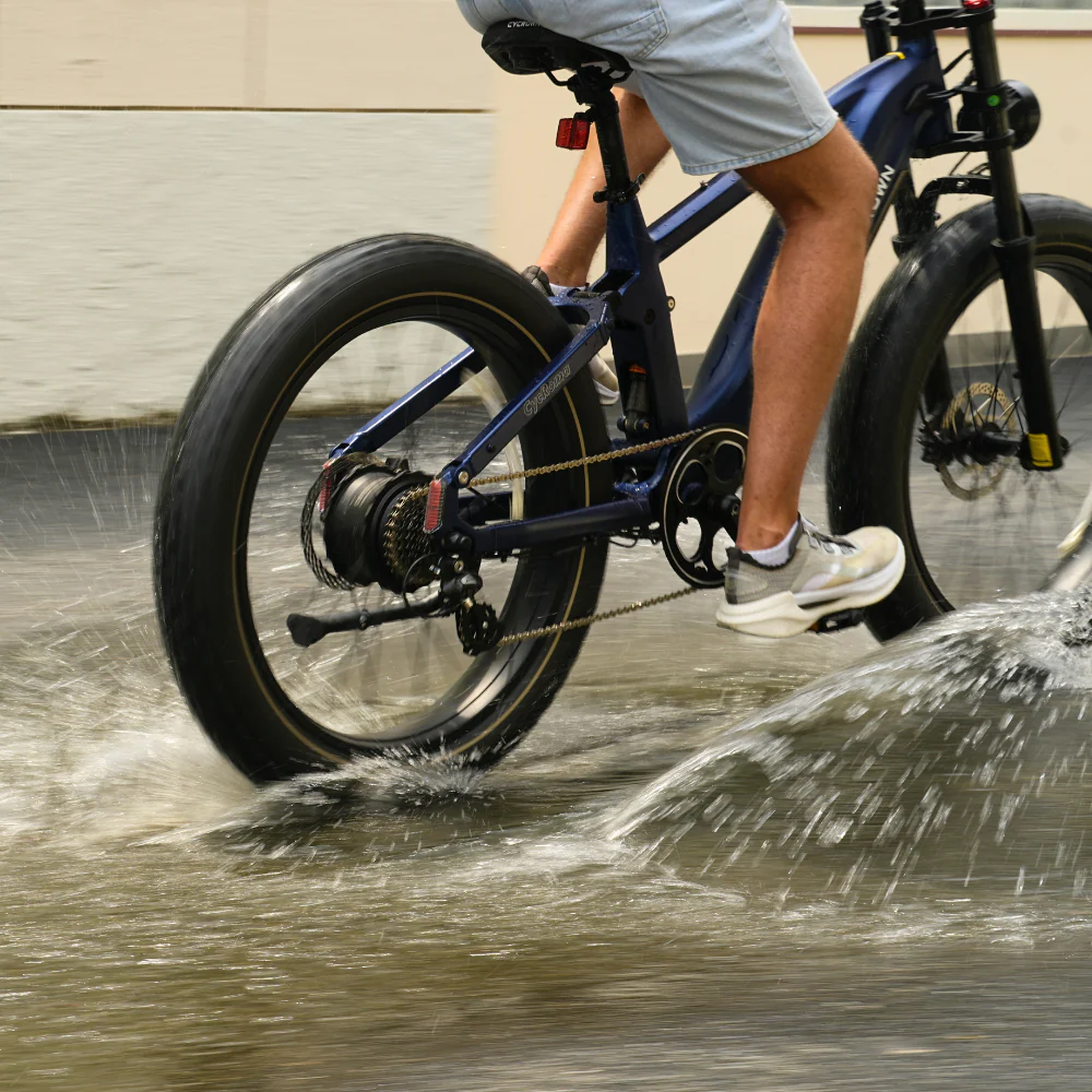 Cycrown Roma All-Terrain Fat Tire Electric Bike - 48V 20Ah 750W (1500W peak), Shimano 8-speed, full suspension, hydraulic brakes - 100% Financing Available! - Image 15