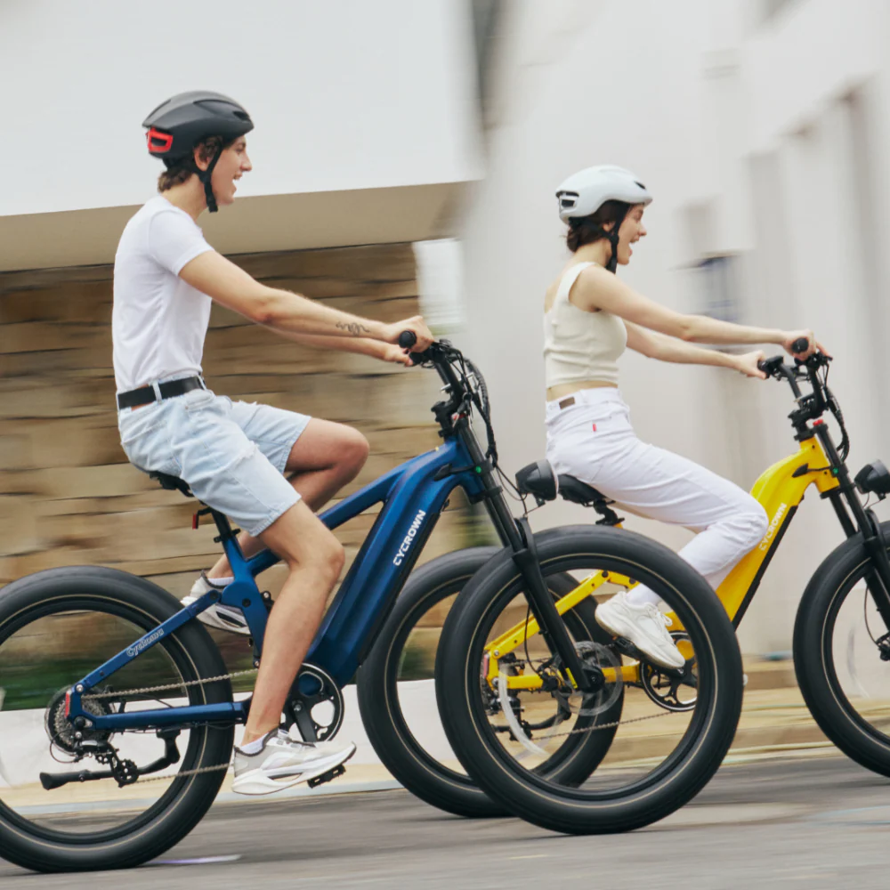 Cycrown Roma All-Terrain Fat Tire Electric Bike - 48V 20Ah 750W (1500W peak), Shimano 8-speed, full suspension, hydraulic brakes - 100% Financing Available! - Image 24