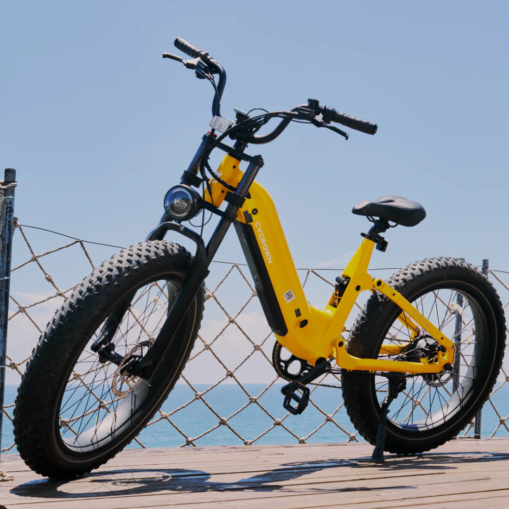 Cycrown Roma All-Terrain Fat Tire Electric Bike - 48V 20Ah 750W (1500W peak), Shimano 8-speed, full suspension, hydraulic brakes - 100% Financing Available! - Image 31