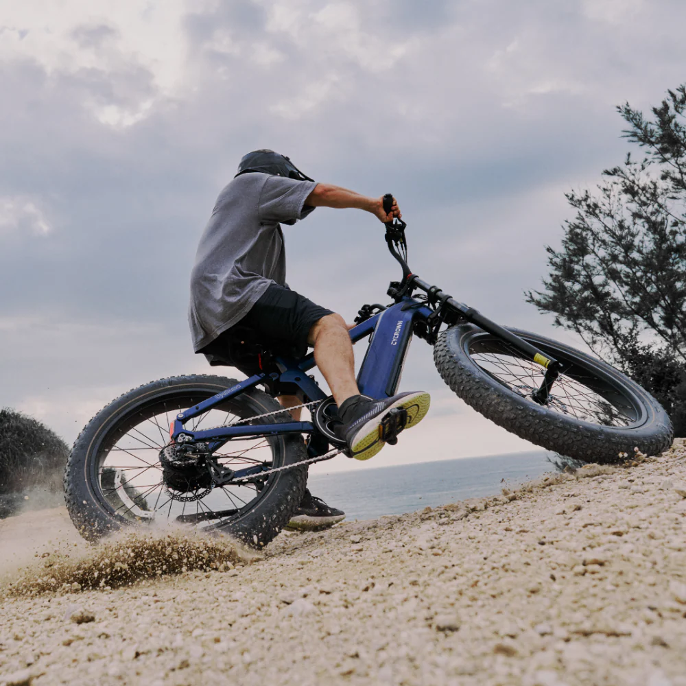Cycrown Roma All-Terrain Fat Tire Electric Bike - 48V 20Ah 750W (1500W peak), Shimano 8-speed, full suspension, hydraulic brakes - 100% Financing Available! - Image 5