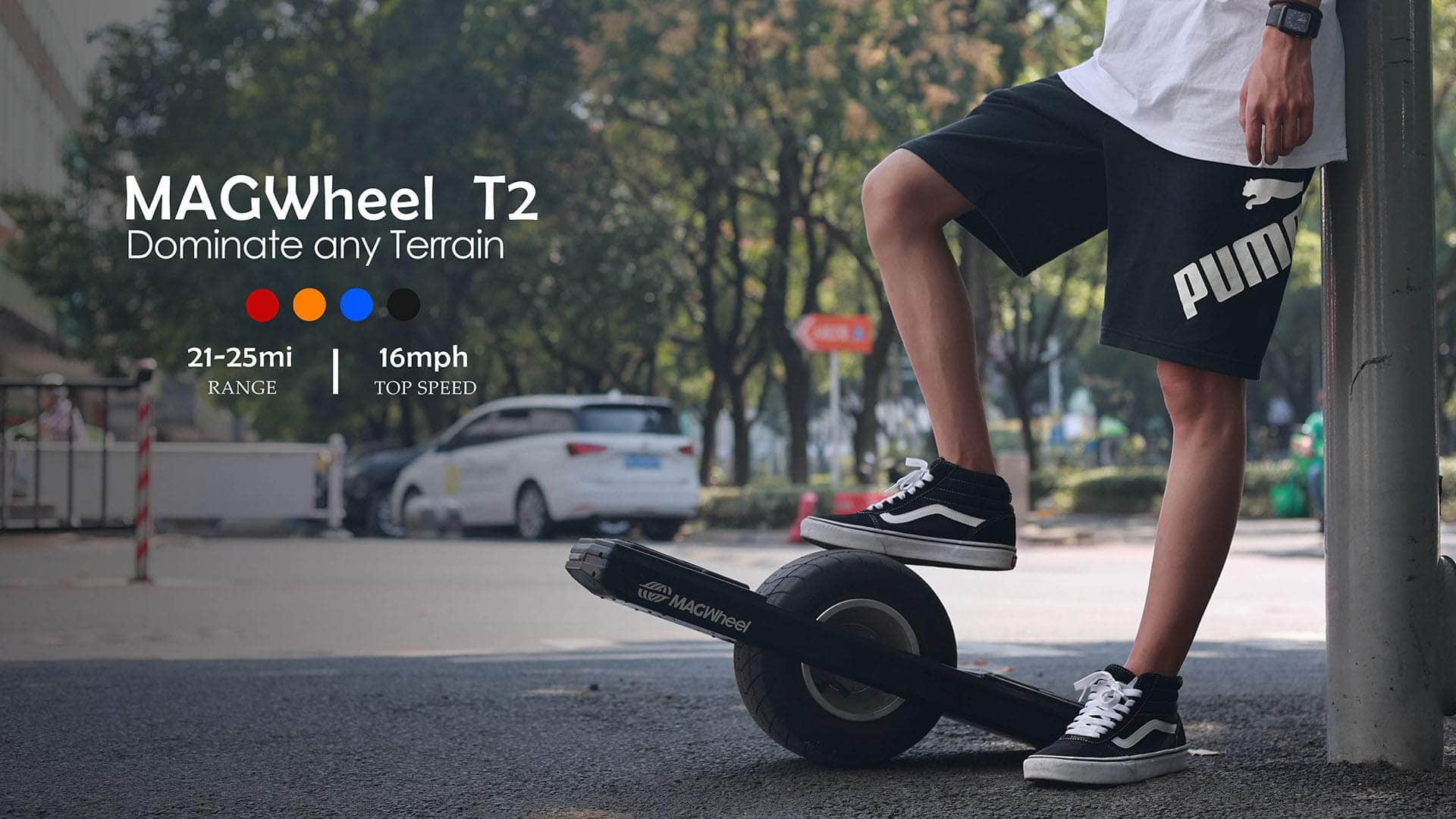 MAGWheel T-2 Electric One-Wheel Surfing Scooter Skateboard 1000W, Max Speed 16 MPH, Range 22-25 miles - out of stock, information only - Image 6