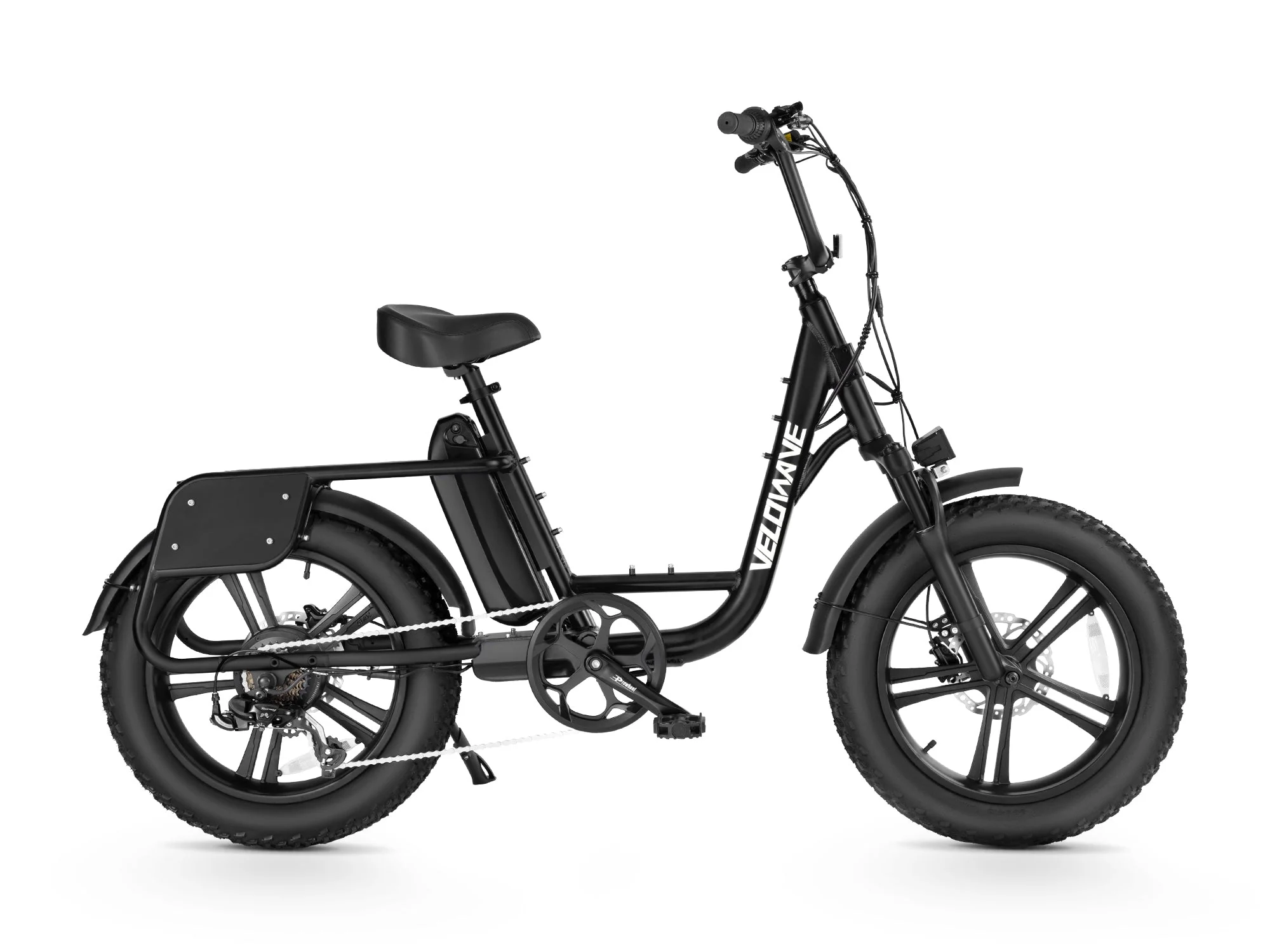 Velowave Prado S Commuter Fat Tire Electric Bike -48V 15Ah 750W hub motor - hydraulic brakes and suspension, 25MPH, Range up to 40 miles - 100% Financing Available! - Image 10