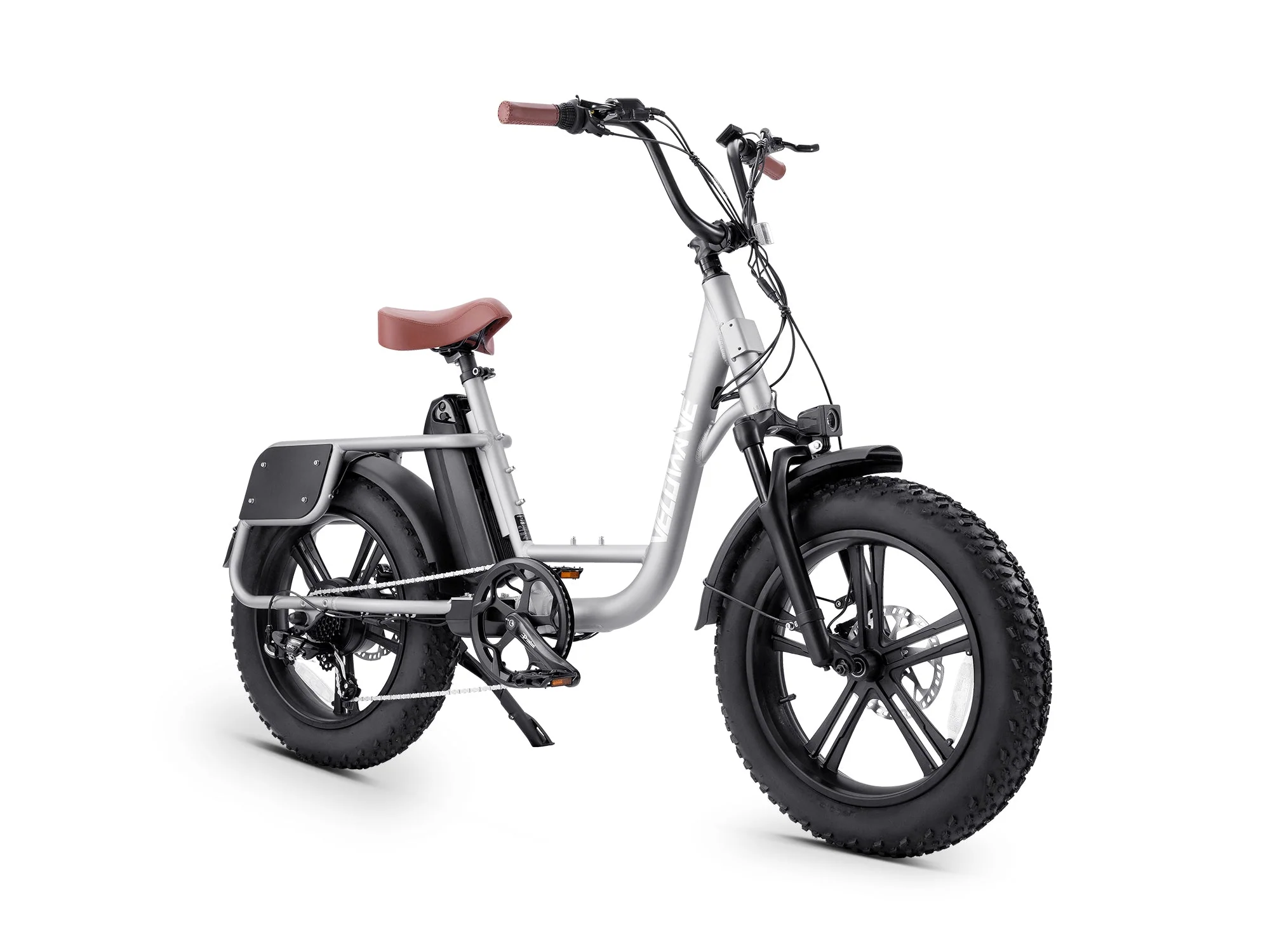 Velowave Prado S Commuter Fat Tire Electric Bike -48V 15Ah 750W hub motor - hydraulic brakes and suspension, 25MPH, Range up to 40 miles - 100% Financing Available! - Image 7