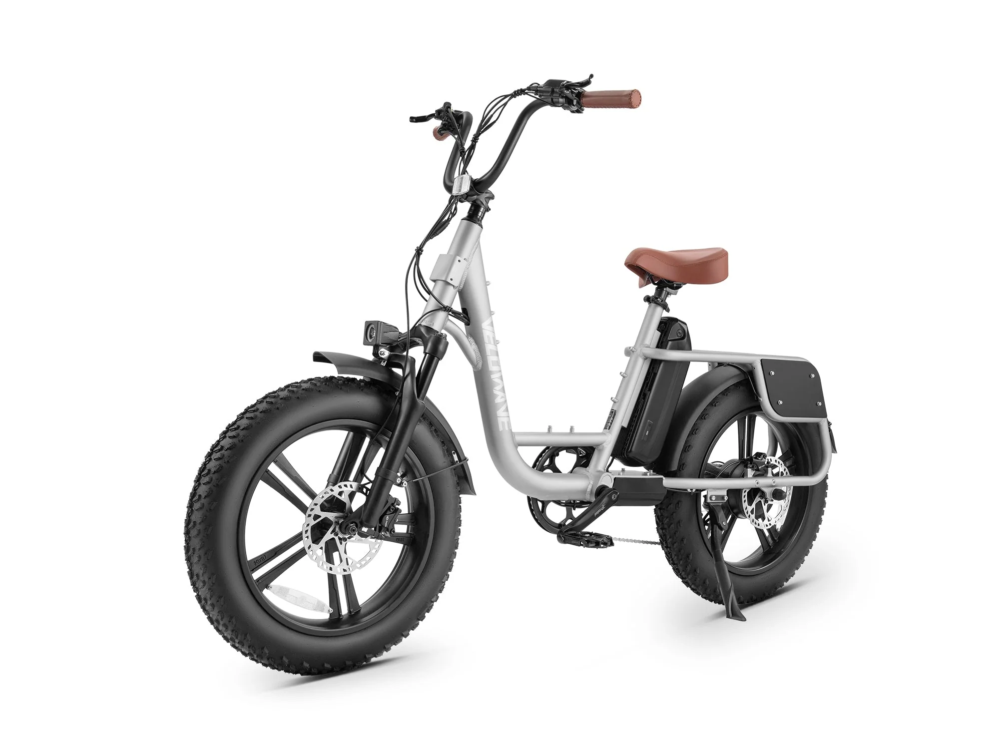Velowave Prado S Commuter Fat Tire Electric Bike -48V 15Ah 750W hub motor - hydraulic brakes and suspension, 25MPH, Range up to 40 miles - 100% Financing Available! - Image 8