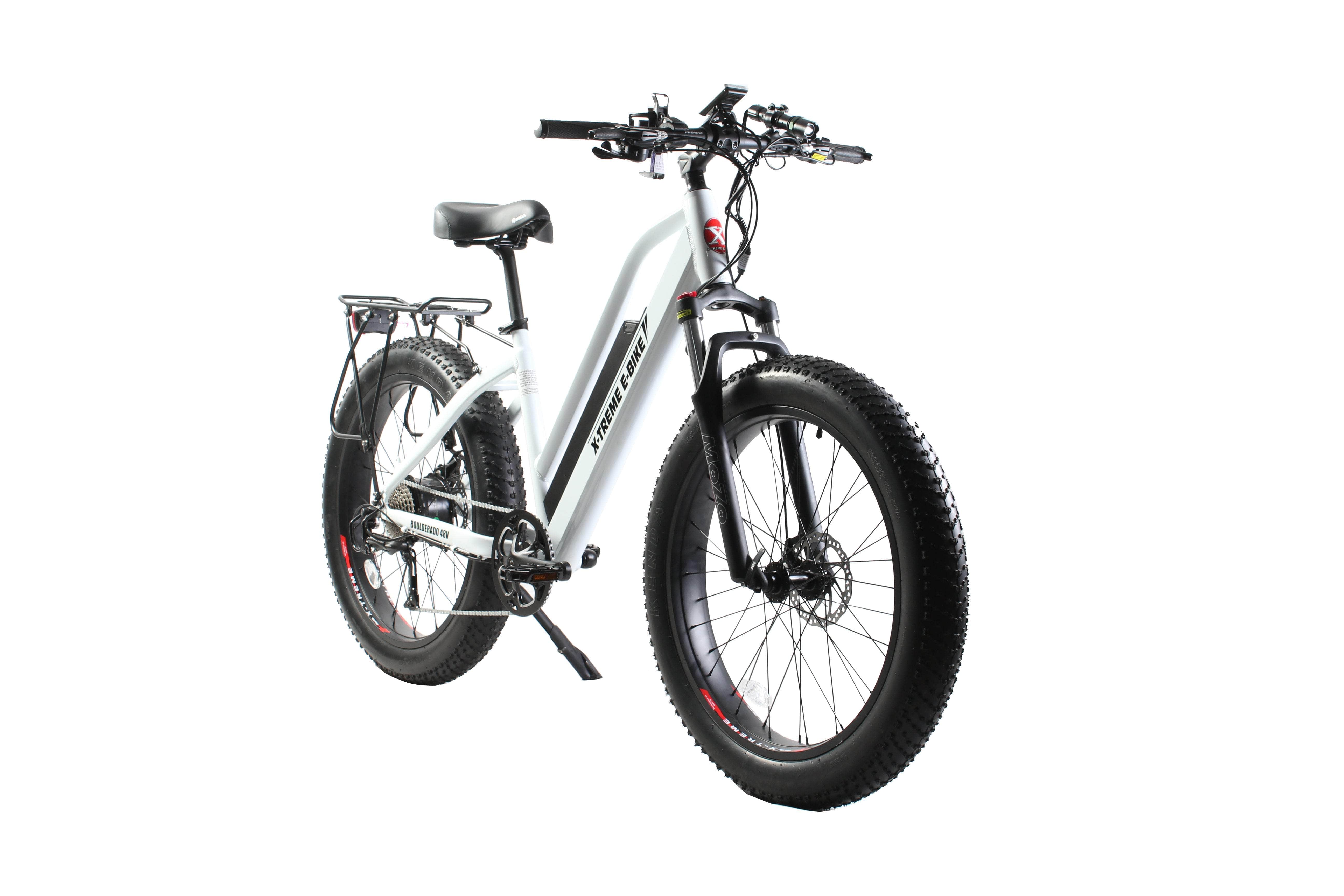 X-Treme Boulderado 48V 500W 17Ah Hub Motor Fat Tire Step-Through Electric Mountain Bicycle - 100% Financing Available! - Image 13